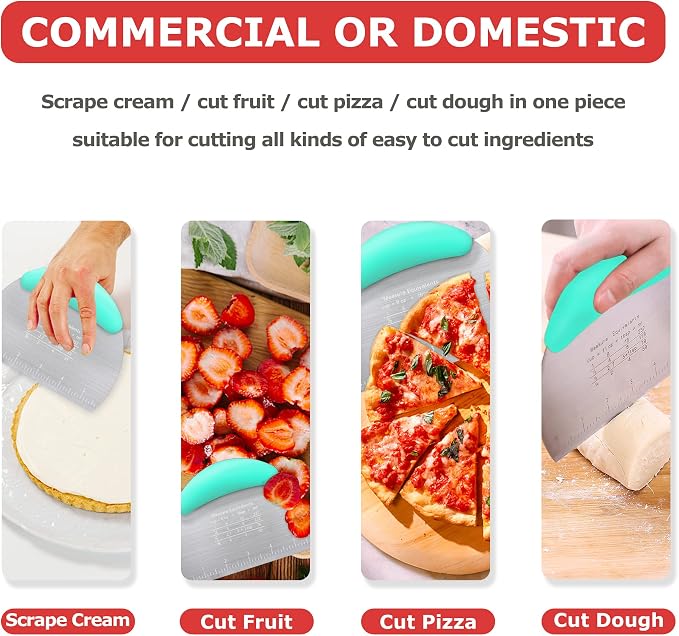 Pastry Cutter Dough Scraper Dough Cutter Scraper Tool Kitchen Pastry Blender - Image 3
