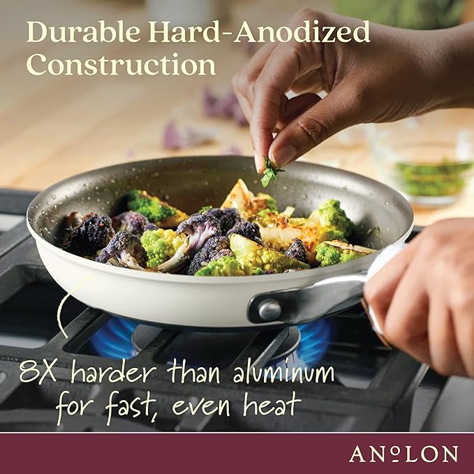 Anolon Achieve Hard Anodized Nonstick Frying Pan/Skillet, 10 Inch - Image 6