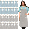 Janmercy 24 Pcs Aprons for Women Men by Janmercy