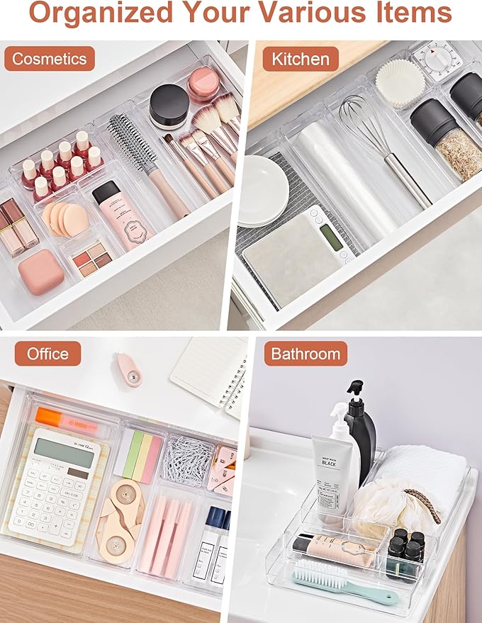 SMARTAKE 37-Piece Drawer Organizer - Image 6