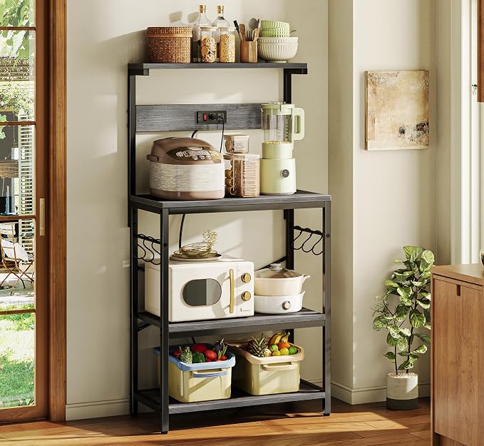 SUPERJARE Kitchen Bakers Rack - Image 2