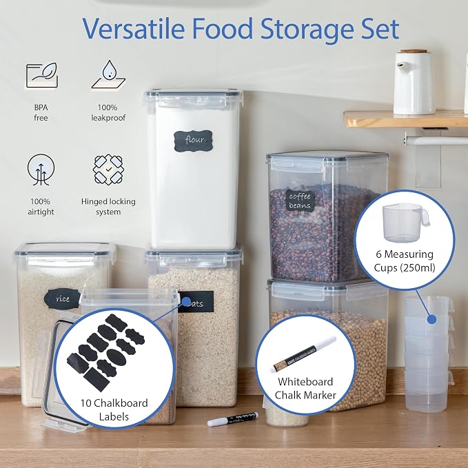 Chef's Path Large Airtight Food Storage Containers - Image 7