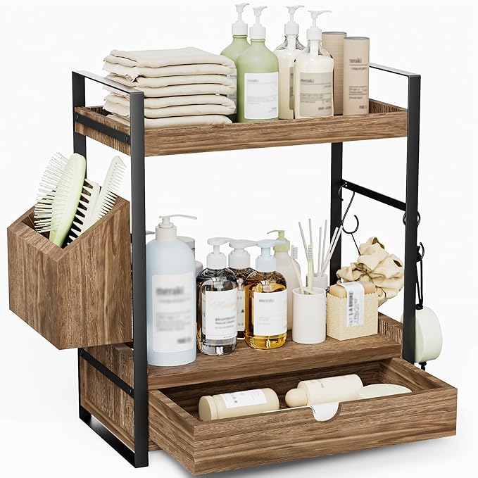 2-Tier Bathroom Counter Organizer by Unknown