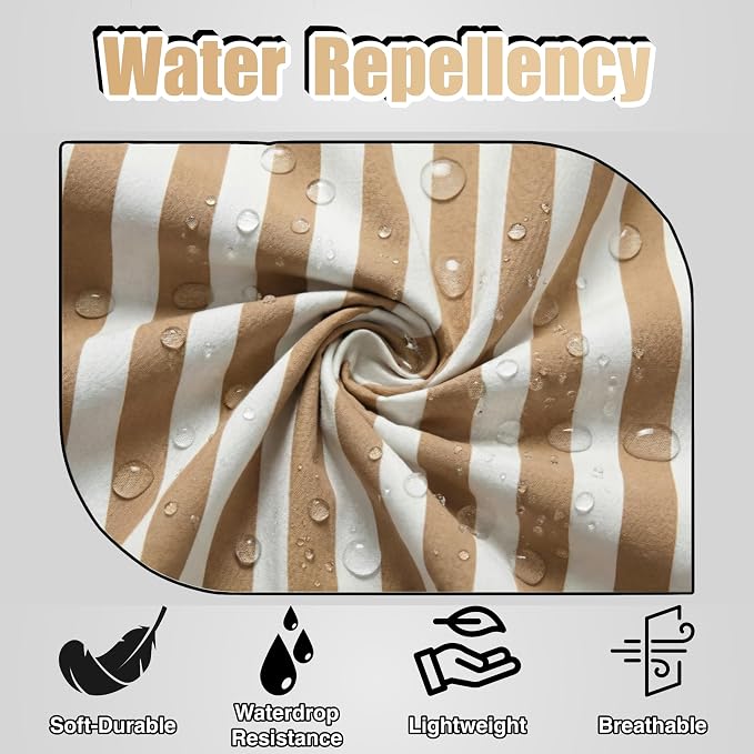 TOSHEX Kitchen Apron Waterdrop Resistant Cotton Apron - Image 4