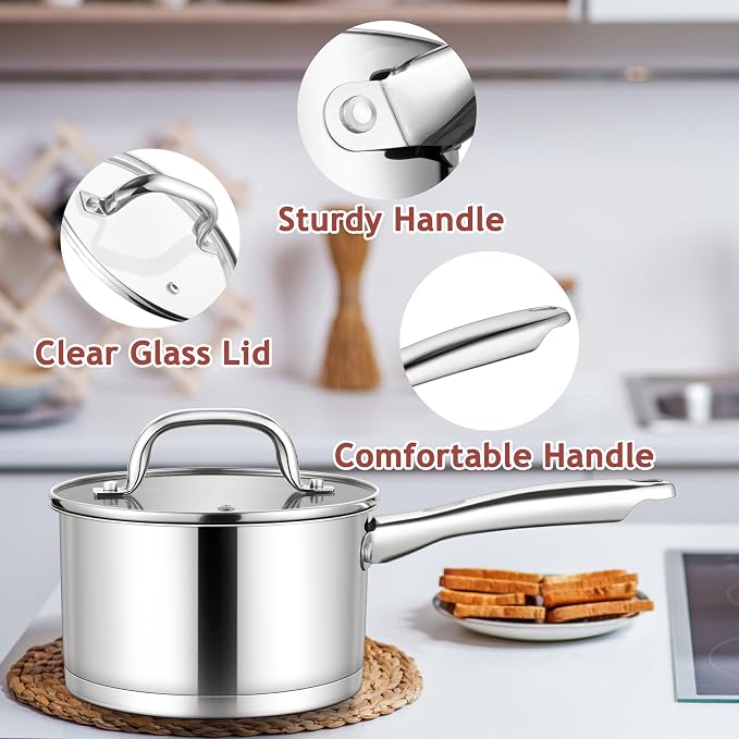 E-far Stainless Steel Saucepan - Image 5