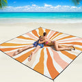 WIWIGO Beach Blanket Waterproof Sandproof Beach Mat 79" X 83"/10'x9'for 2-8 by WIWIGO