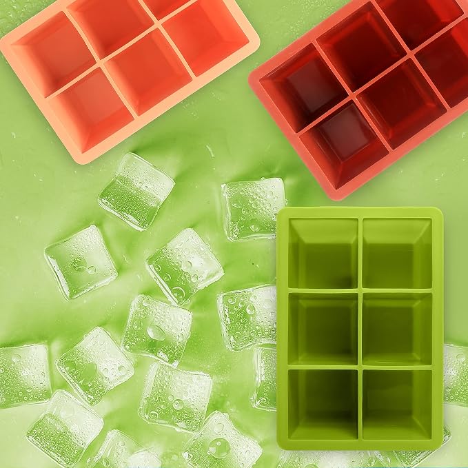 Excnorm Silicone Ice Cube Trays 3 Pack - Image 5