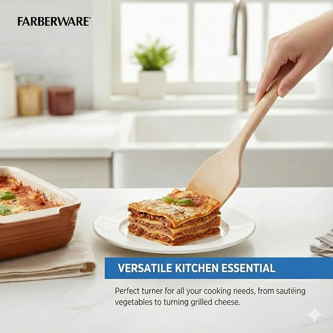 Farberware Beechwood Turner Spatula - Image 2