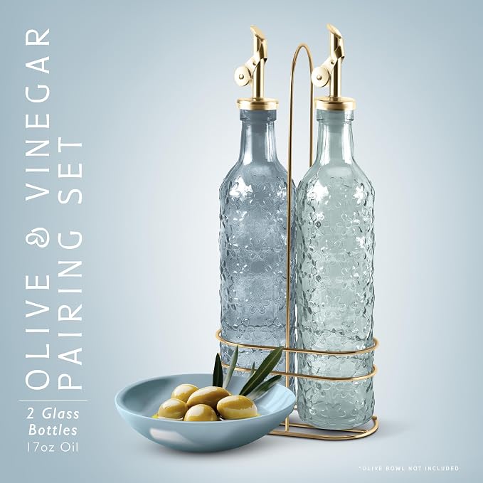 COOK WITH COLOR Glass Olive Oil Bottle Dispenser - Image 2