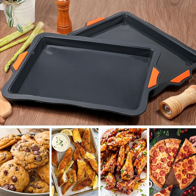Webake Silicone Quarter Sheet Cake Pan, 9x13 inch Sheet Pans - Image 2