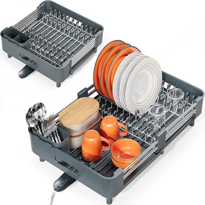 Urackify Stainless Steel Dish Drying Rack - Image 9