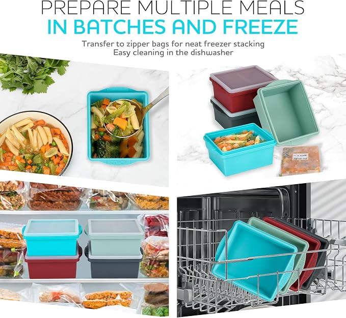 Xomoo 2 Cup Silicone Freezer Trays - Image 6