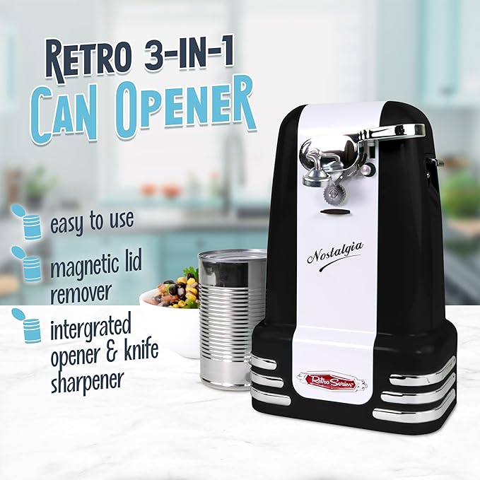 Nostalgia Retro Electric Can Opener - Image 2
