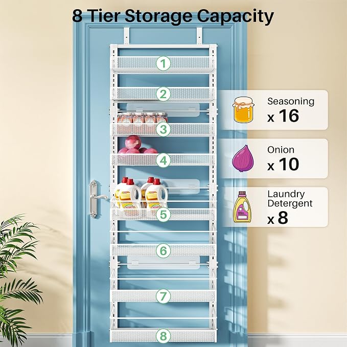 SNTD 8 Tiers Over the Door Organizer - Image 6