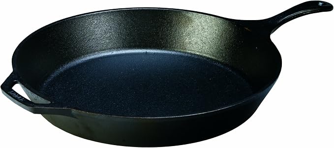 Lodge Seasoned Cast Iron Skillet 15 Inches - Image 4