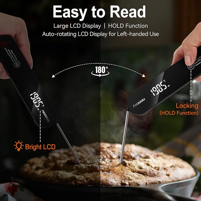 Atogou The Latest Thermocouple Food Thermometer. Faster: <1 Second Response - Image 5