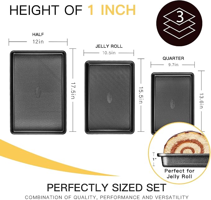 Cookie Sheets for Baking Nonstick - Image 5