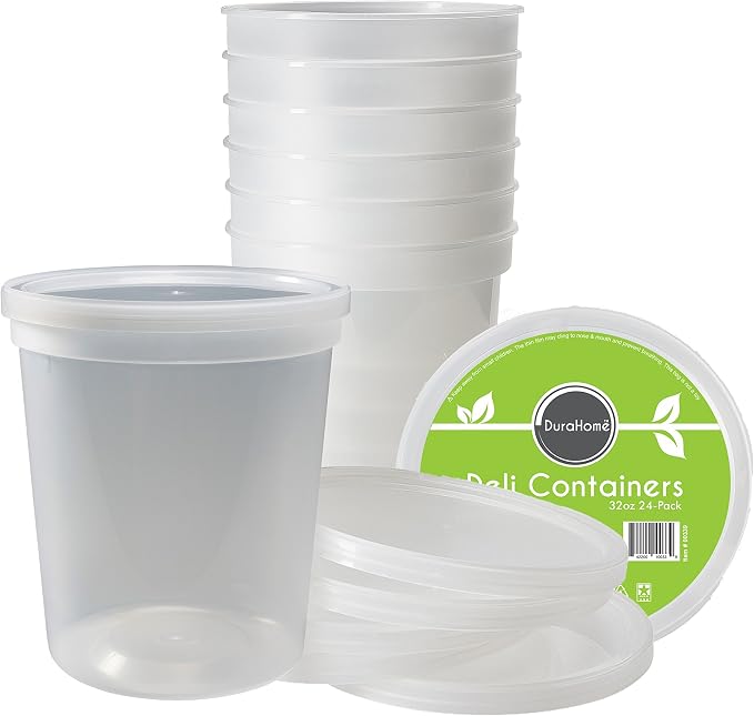 DuraHome - Deli food Storage Containers - Clear Plastic Premium Quality - Image 2