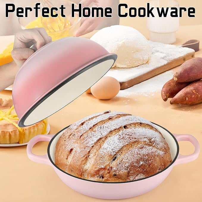 Enameled Cast Iron Bread Oven, Dutch Oven Pot - Image 5