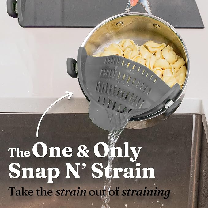 Silicone Pot Strainer, Emptycolor Adjustable Clip On Strainer - Image 5
