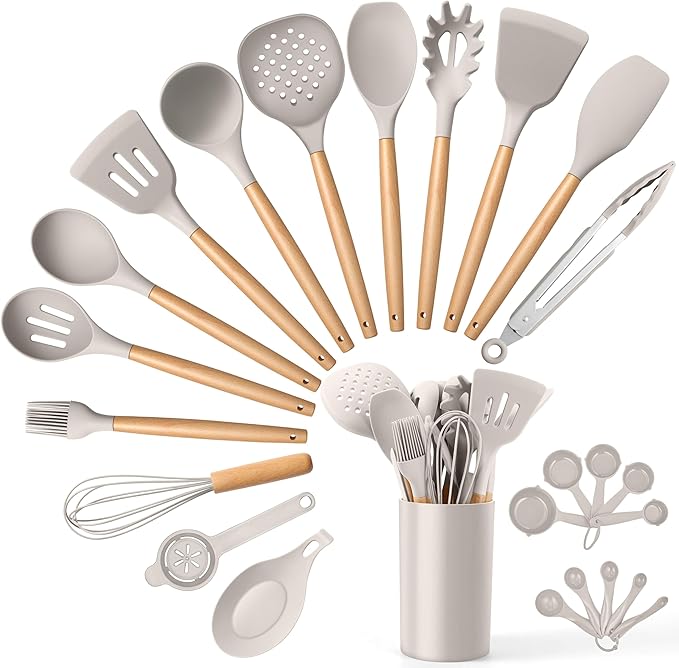 E-far Silicone Kitchen Utensils Set by E-far