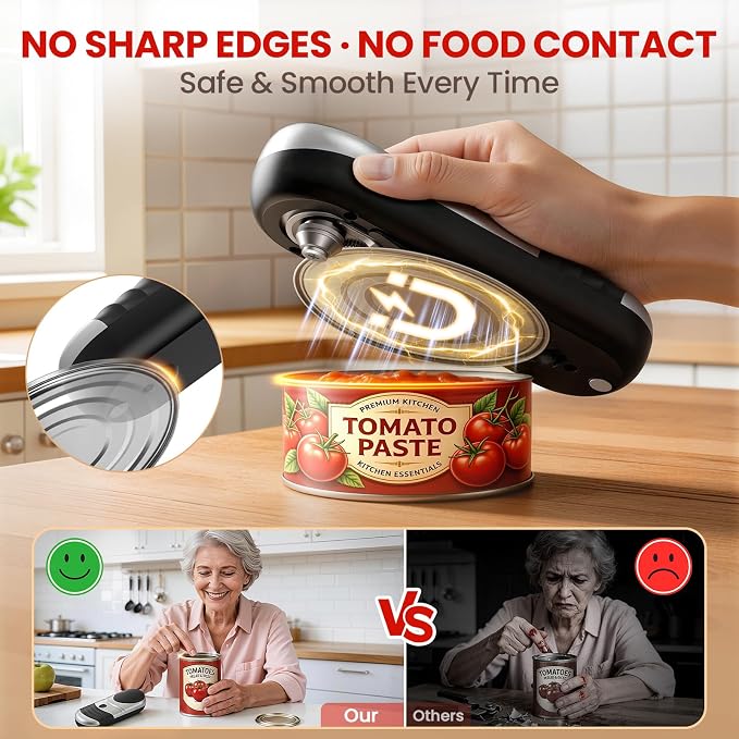 Electric Can Opener One Touch Automatic Can Opener - Image 4