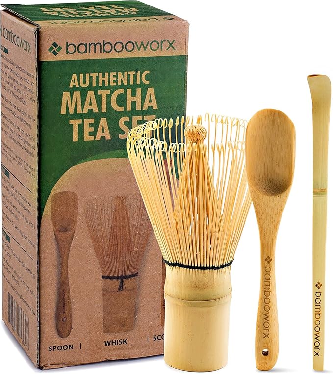 BambooWorx Matcha Whisk Set -, Traditional Scoop, Tea Spoon. The Perfect Sets - Image 9