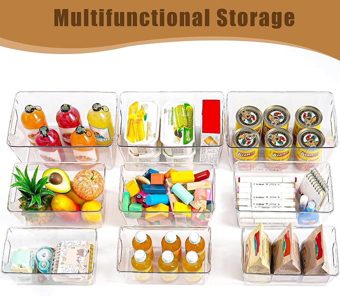Freebat 12 Pack Organizers and Storage, Pantry Organization and Storage Bins - Image 3