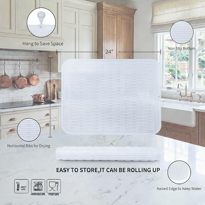 MicoYang Silicone Dish Drying Mat - Image 2