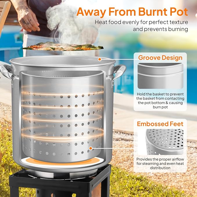 Bonnlo 50QT Turkey Fryer Pot - Image 4