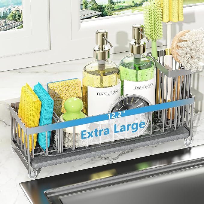 Cisily Extra Large Sink Caddy Organizer by CISILYHOMELIFE