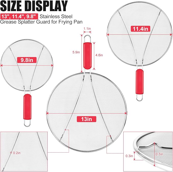 Stainless Steel Splatter Screen - Image 2