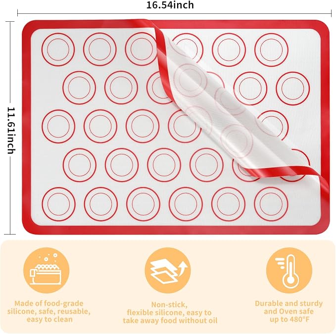 Luckyiren 2-Pack Baking Mat - Image 2