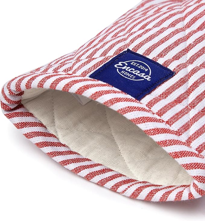 Encasa XO Long 12"x7" Oven Microwave Hand Gloves Mitts - Image 3