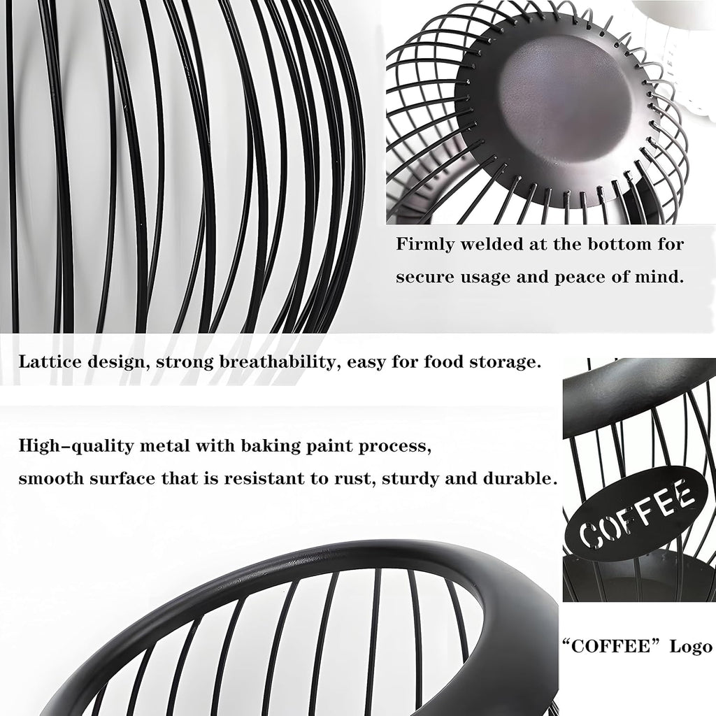 Coffee Pod Holder,K Cup Holders for Counter,Coffee Bar Accessories &