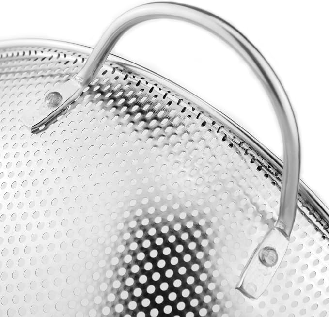 DLD Stainless Steel Micro-Perforated 5-Quart Colander - Image 5