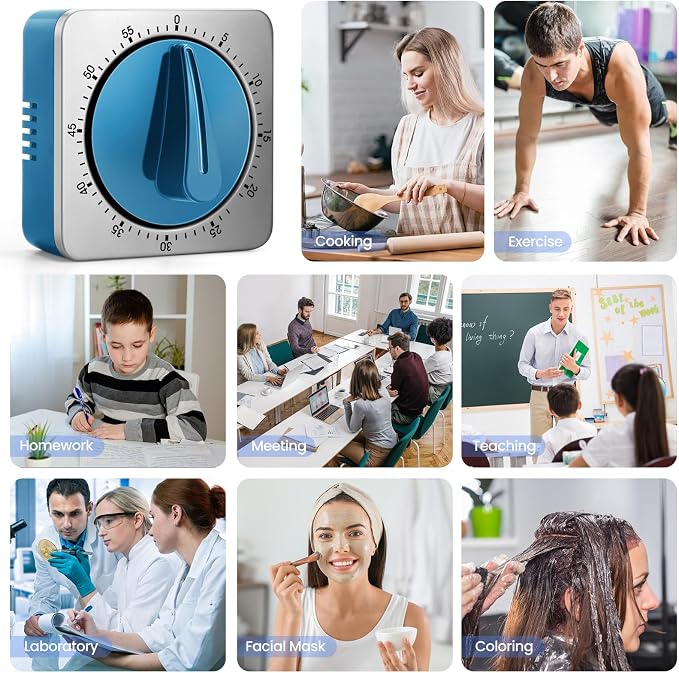 Kitchen Timers for Cooking, Chef Cooking Timer Clock - Image 6