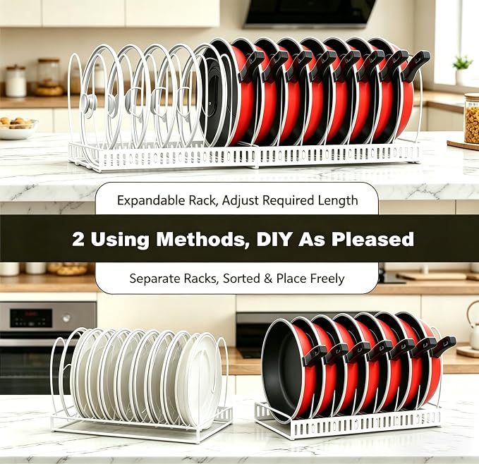Expandable Pot and Pan Organizer - Image 6