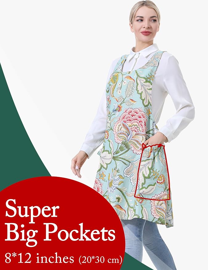 Cozy Adjustable Cross Back Aprons - Image 2