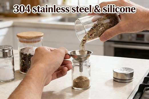 6pcs Kitchen Funnels for Filling Bottles, Small/Medium/Large Food Grade - Image 2