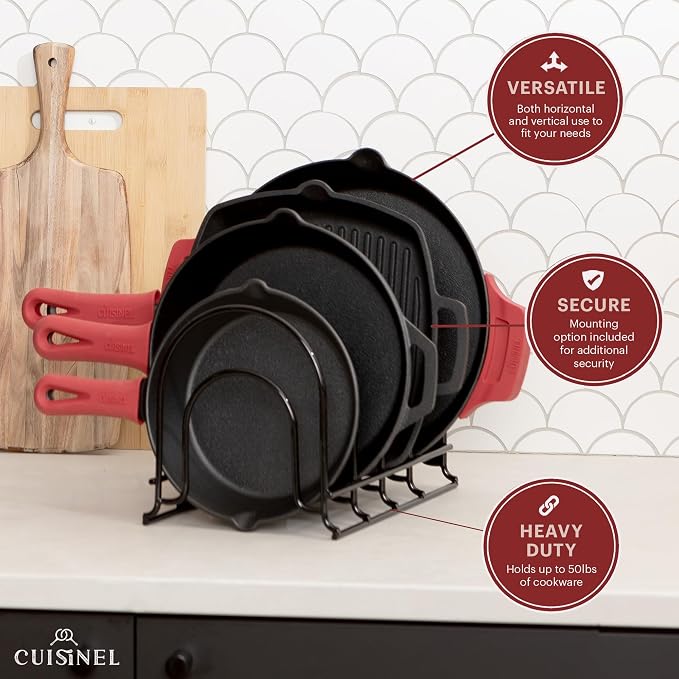 Cuisinel Pots and Pans Organizers - Image 6