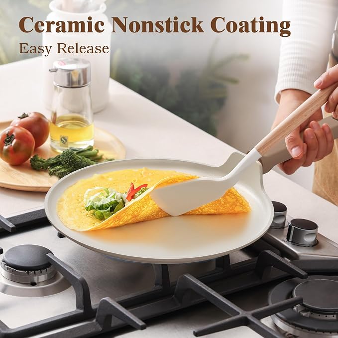 SENSARTE 20Pcs Pots and Pans Set Nonstick, Ceramic Cookware Set Non Stick - Image 3