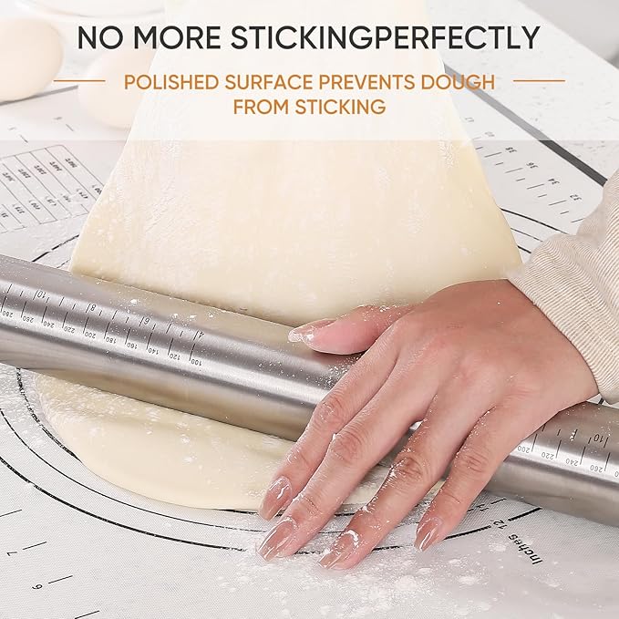 Stainless Steel Rolling Pin - Image 5