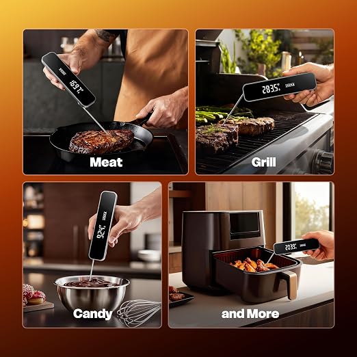 0.3 Sec Instant Read Meat Thermometer Digital, Food Thermometer - Image 7