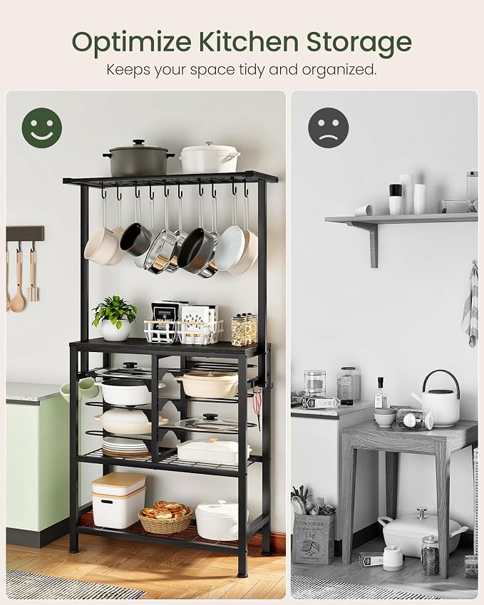 CHOEZON Pots and Pans Organizer Rack, Kitchen Bakers Rack, Kitchen Island Table - Image 6