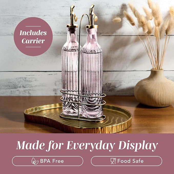 COOK WITH COLOR Glass Olive Oil Bottle Dispenser - Image 6