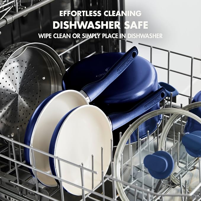 GreenPan Rio Healthy Ceramic Nonstick 8" Frying Pan Skillet and Silicone - Image 7