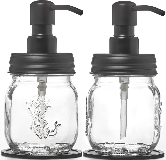 Mason Jar Soap and/or Lotion Dispenser by Industrial+Rewind