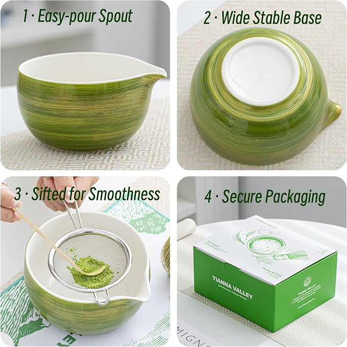 Matcha Whisk Set, Whisk Holder, Unique Gift Set, Tradition Matcha Tea Set - Image 7