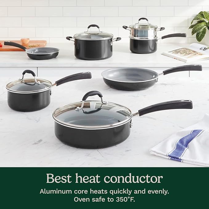 Cuisinart 11-Piece Nonstick Cookware Set, Ceramica XT - Image 4